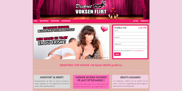 DiskretVoksenFlirt.com – sexdating for modne mænd og kvinder
